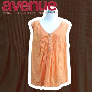 Avenue Plus Size Blouse Size 3X